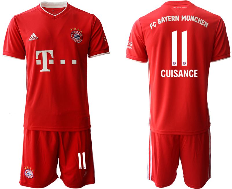 Men 2020-2021 club Bayern Munich home #11 red Soccer Jerseys->bayern munich jersey->Soccer Club Jersey